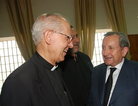 Foto de José María Martín Patino en un acto público