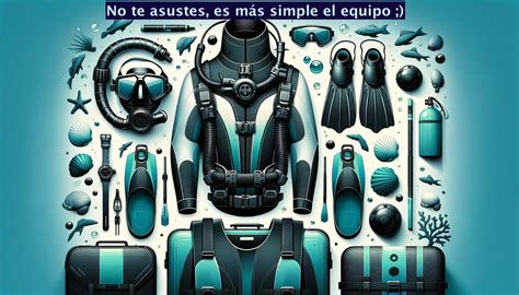 equipo básico de buceo para principiantes