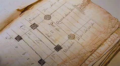 Imagen de libro antiguo de la parroquia de Cobeña y su digitalización