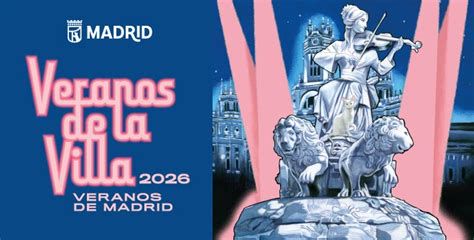 Cartel oficial de Veranos de la Villa 2026
