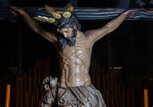 El Cristo de la Buena Muerte de la Iglesia de San Agustín (detalle facial y manos)