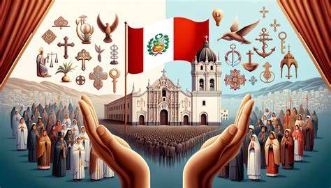 Diagrama: interacción entre Iglesia, sociedad y Estado