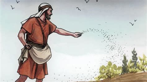Ilustración de la parábola del sembrador