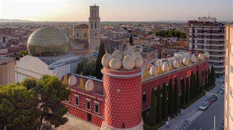 vista panoràmica de Figueres amb el Museu Dalí i el nucli històric