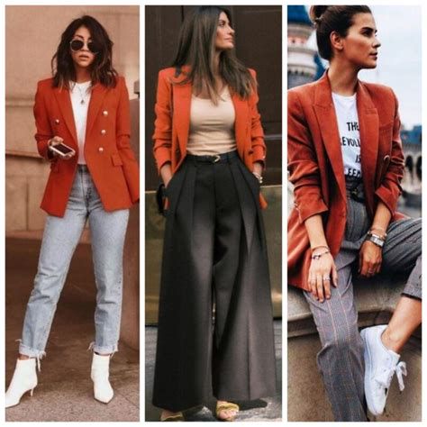 combinación paper bag con blazer y tacones